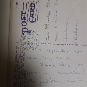 Rare 1 cent Benjamin Franklin postcards stamp 1937